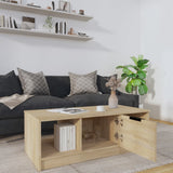 Coffee Table Sonoma Oak 102x50x36 cm Engineered Wood - Close-Up Angle