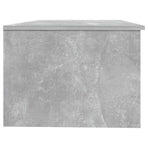 Coffee Table Concrete Grey 102x50x36 cm Engineered Wood