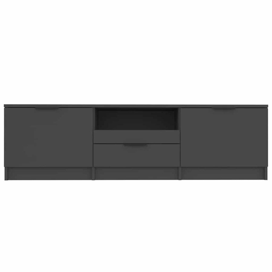 TV Cabinet Black 140x35x40 cm Engineered Wood