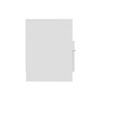 TV Cabinet White 150x33.5x45 cm Engineered Wood - Rear View