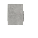 TV Cabinet Concrete Grey 150x33.5x45 cm Engineered Wood - Rear View