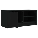 TV Cabinets 2 pcs Black 80x35x36.5 cm Engineered Wood - Close-Up Angle