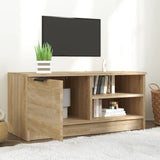 TV Cabinet Sonoma Oak 80x35x36.5 cm Engineered Wood - Side View