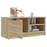 TV Cabinet Sonoma Oak 80x35x36.5 cm Engineered Wood - Close-Up Angle