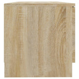 TV Cabinets 2 pcs Sonoma Oak 80x35x36.5 cm Engineered Wood - Low Angle