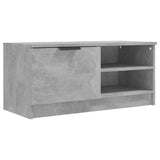 TV Cabinets 2 pcs Concrete Grey 80x35x36.5 cm Engineered Wood - Rear View