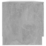 TV Cabinets 2 pcs Concrete Grey 80x35x36.5 cm Engineered Wood - Low Angle