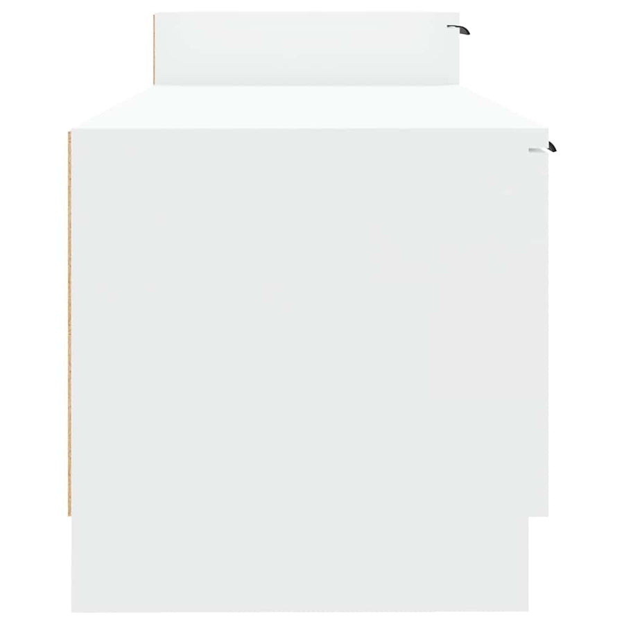 TV Cabinet White 158.5x36x45 cm Engineered Wood