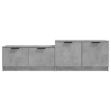 TV Cabinet Concrete Grey 158.5x36x45 cm Engineered Wood - 45-Degree Angle