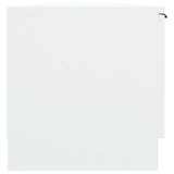 TV Cabinet White 102x35x36.5 cm Engineered Wood - 45-Degree Angle