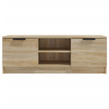 TV Cabinet Sonoma Oak 102x35x36.5 cm Engineered Wood - Side View