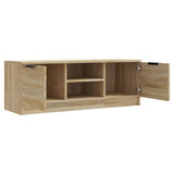 TV Cabinet Sonoma Oak 102x35x36.5 cm Engineered Wood - Top-Down View