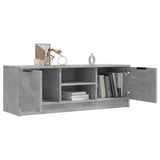 TV Cabinet Concrete Grey 102x35x36.5 cm Engineered Wood - Close-Up Angle