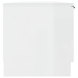 TV Cabinet High Gloss White 102x35x36.5 cm Engineered Wood