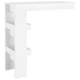 Wall Bar Table White 102x45x103.5 cm Engineered Wood