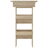 Wall Bar Table Sonoma Oak 102x45x103.5 cm Engineered Wood