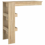 Wall Bar Table Sonoma Oak 102x45x103.5 cm Engineered Wood - 45-Degree Angle