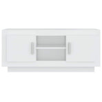 TV Cabinet White 102x35x45 cm Engineered Wood
