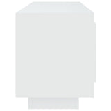 TV Cabinet White 102x35x45 cm Engineered Wood