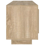 TV Cabinet Sonoma Oak 102x35x45 cm Engineered Wood - Rear View