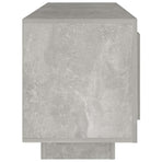 TV Cabinet Concrete Grey 102x35x45 cm Engineered Wood