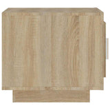Coffee Table Sonoma Oak 51x50x45 cm Engineered Wood - Rear View