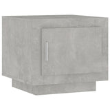 Coffee Table Concrete Grey 51x50x45 cm Engineered Wood - Front View
