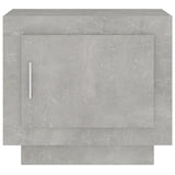 Coffee Table Concrete Grey 51x50x45 cm Engineered Wood - Side View