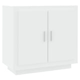 Sideboard White 80x40x75 cm Engineered Wood - Front View