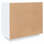 Sideboard White 80x40x75 cm Engineered Wood