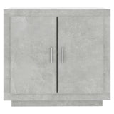 Sideboard Concrete Grey 80x40x75 cm Engineered Wood - Side View