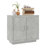 Sideboard Concrete Grey 80x40x75 cm Engineered Wood - Low Angle