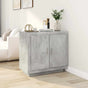 Sideboard Concrete Grey 80x40x75 cm Engineered Wood