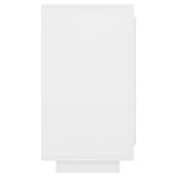 Sideboard White 80x40x75 cm - Rear View