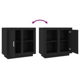 Sideboard Black 80x40x75 cm - Low Angle