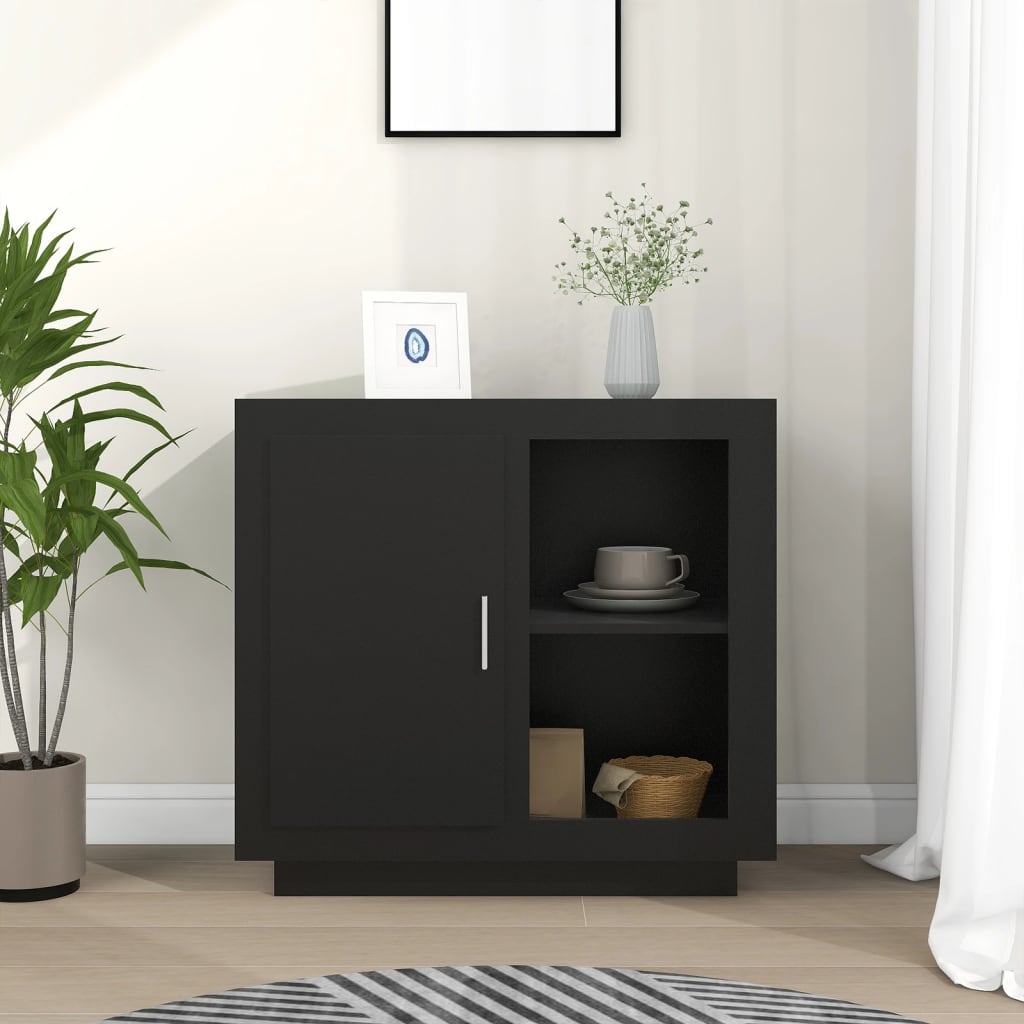 Sideboard Black 80x40x75 cm