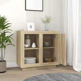 Sideboard Sonoma Oak 80x40x75 cm