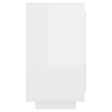 Sideboard High Gloss White 80x40x75 cm