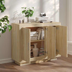 Sideboard Sonoma Oak 92x35x75 cm Engineered Wood