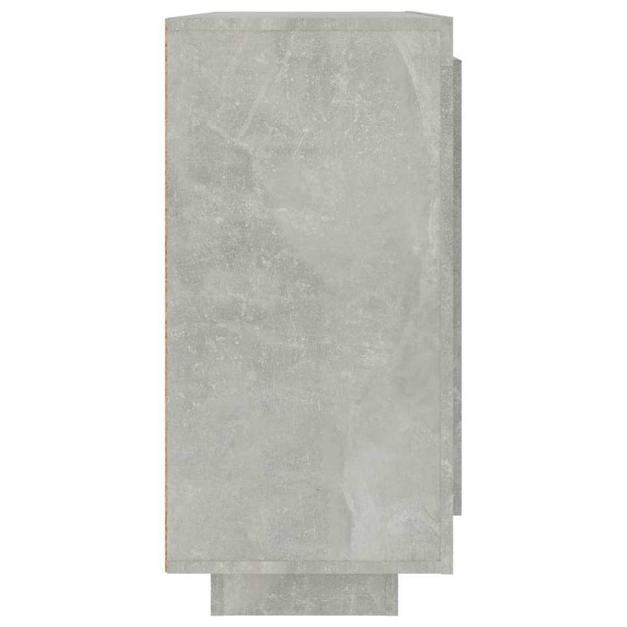 Sideboard Concrete Grey 92x35x75 cm Engineered Wood
