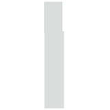 Headboard Cabinet White 100 cm - 45-Degree Angle
