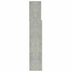 Headboard Cabinet Concrete Grey 100 cm