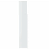 Headboard Cabinet High Gloss White 100x19x103.5 cm - 45-Degree Angle