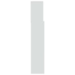 Headboard Cabinet White 120 cm