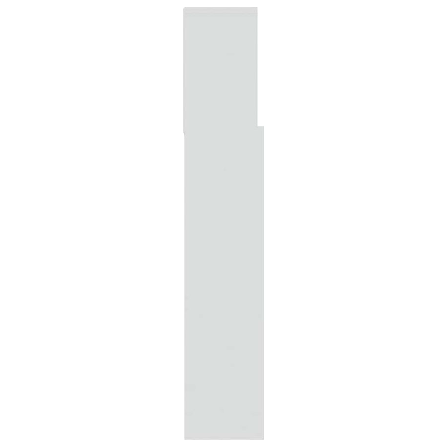 Headboard Cabinet White 120 cm