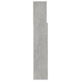Headboard Cabinet Concrete Grey 120 cm
