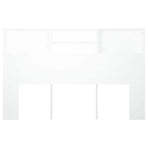Headboard Cabinet White 160 cm