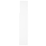 Headboard Cabinet White 160 cm