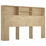 Headboard Cabinet Sonoma Oak 160 cm - Front View