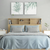 Headboard Cabinet Sonoma Oak 160 cm - Side View